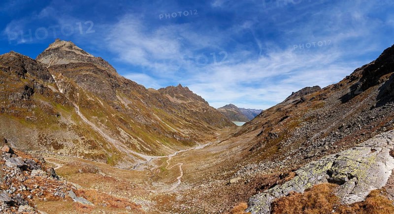 View of the Klostertal and the Silvretta reservoir