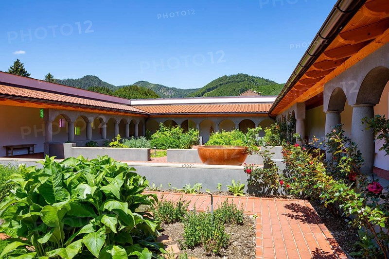 Herb gardenan monastery Gut Aich