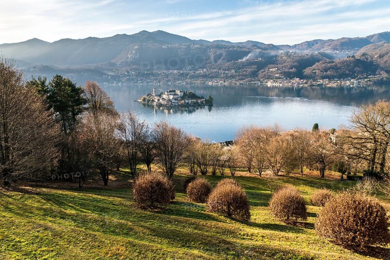 Lake Orta with the Isola San Giulio