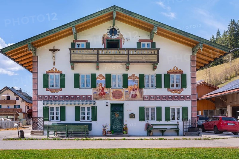 Farm in the Jachenau with Lueftlmalerei
