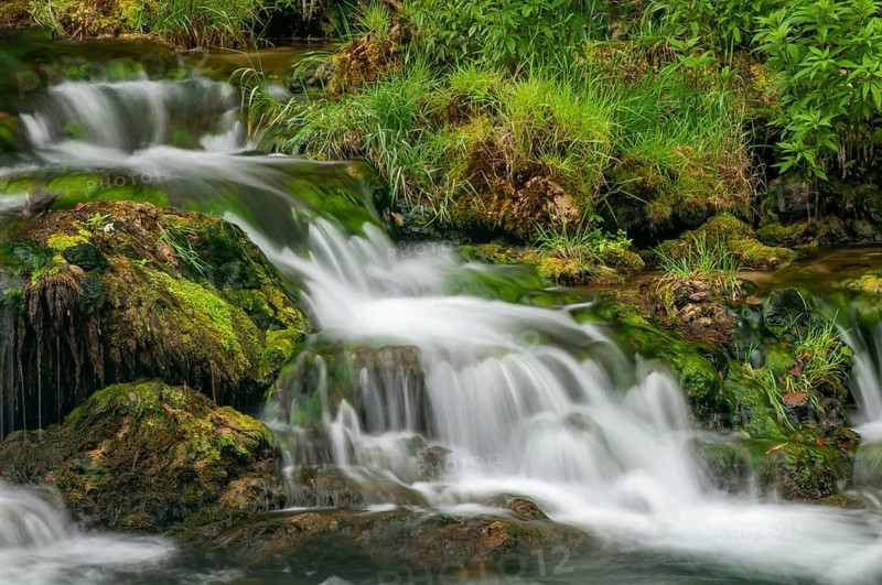 Small waterfall on the river Una