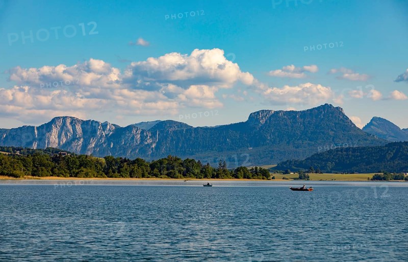 Fishing boats at the Irrsee