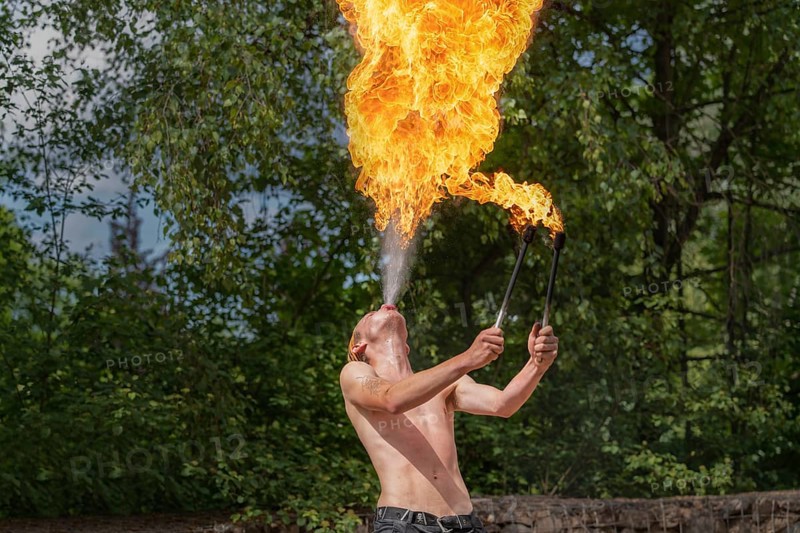 Fire-breather Fakir