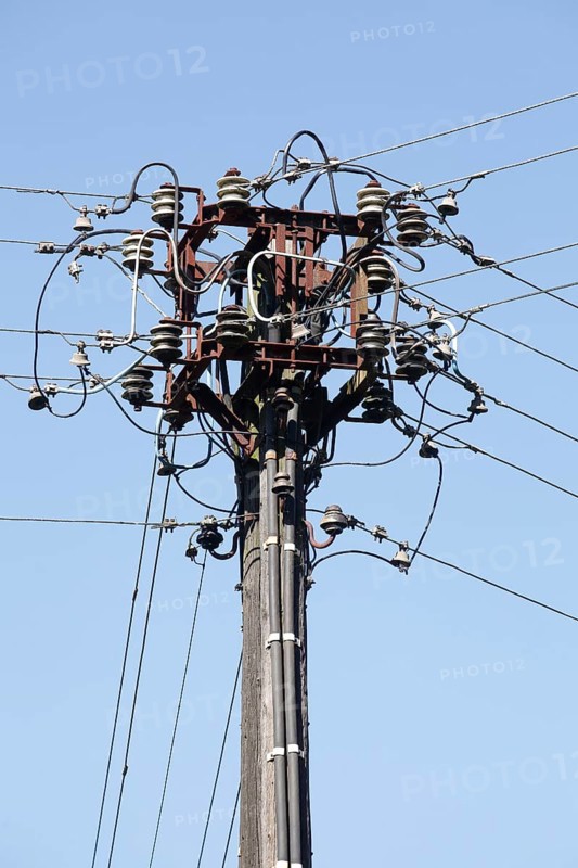 Old telegraph pole