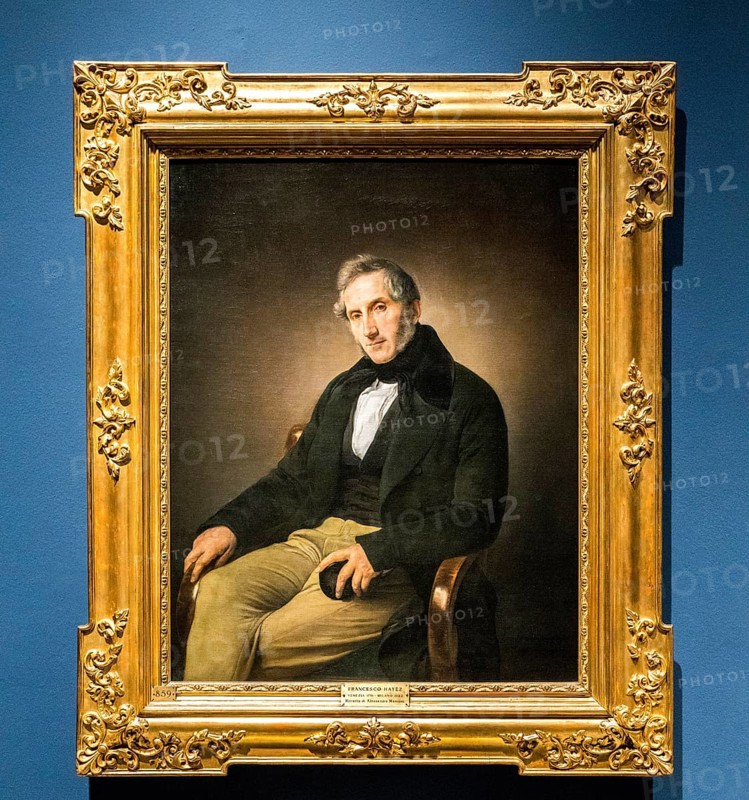 Portrait of the writer Alessandro Manzoni