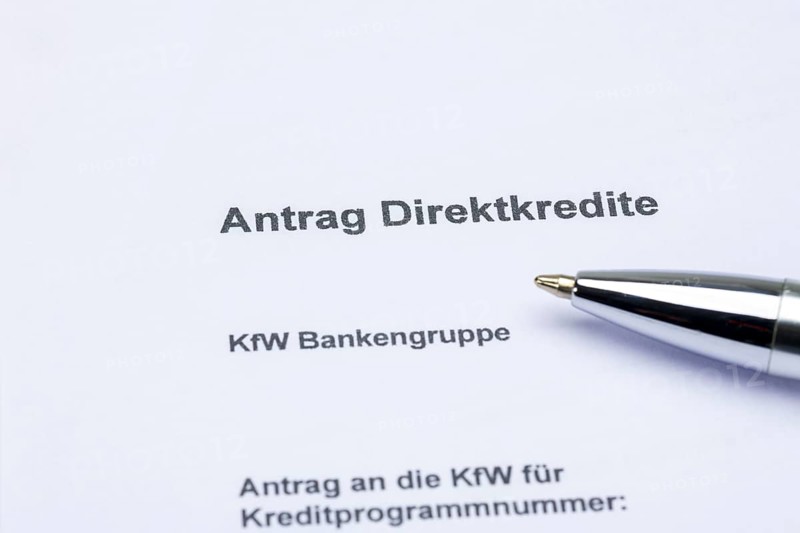 Application form of KfW-Foerderbank