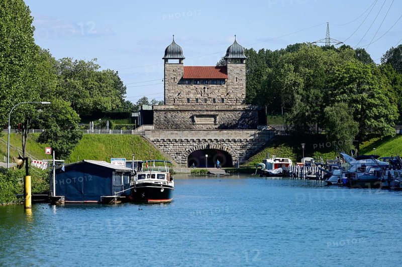 Old shaft lock Waltrop on the Dortmund-Ems Canal