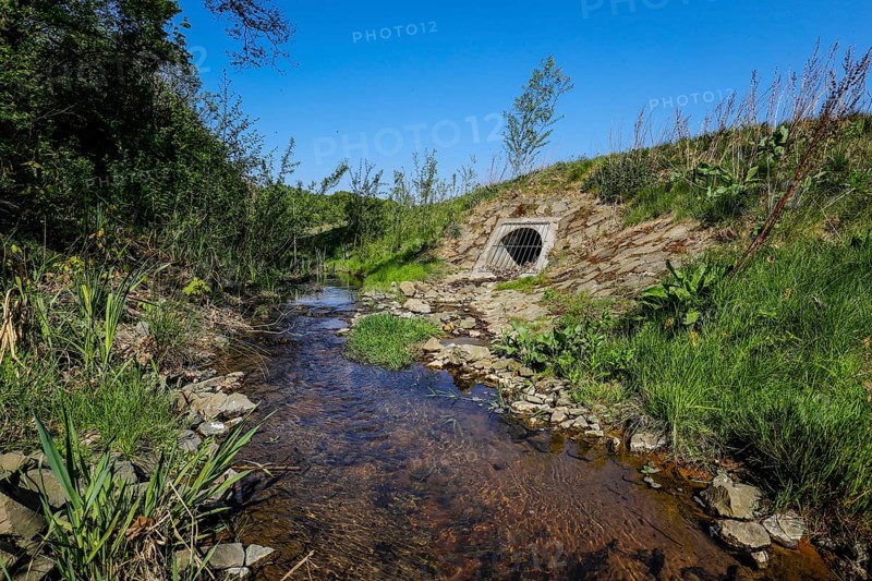 Renaturalised watercourse