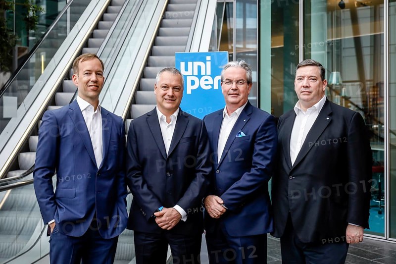 Uniper Executive Board from left: Chief Financial Officer Sascha Bibert