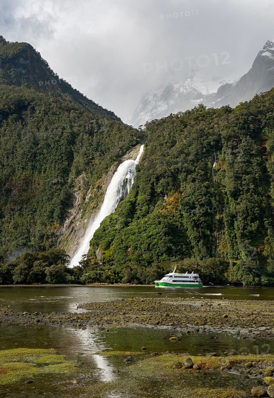 Tourist boat in the fjord
