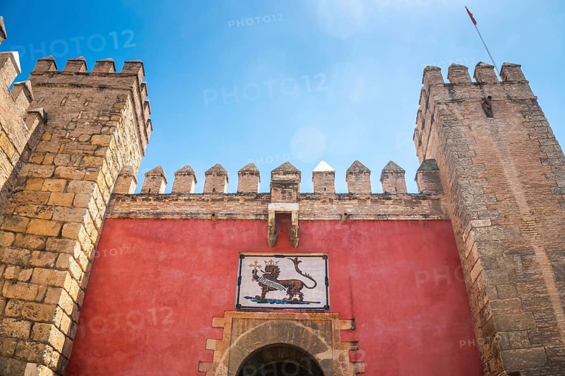 Coat of arms over entrance gate