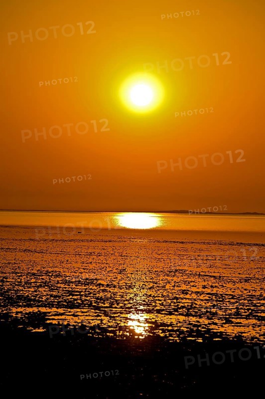Sunrise over the Assale Salt Lake