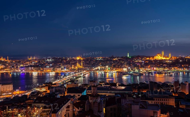 City view at night