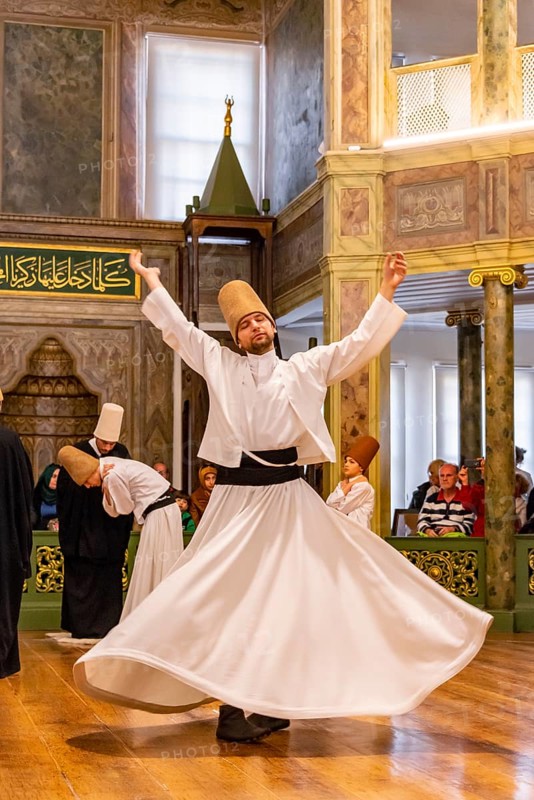 Dancing dervishes from the Sufi Mevlevi Order