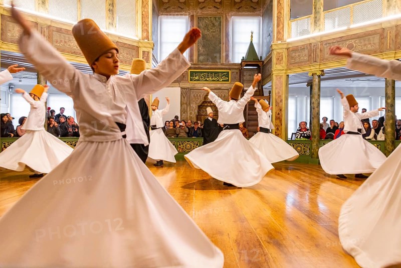 Dancing dervishes from the Sufi Mevlevi Order