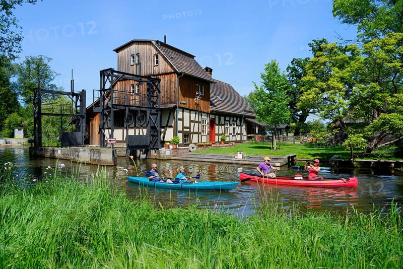 Radduscher Buschmuehle at the Suedumfluter or Leineweberfliess