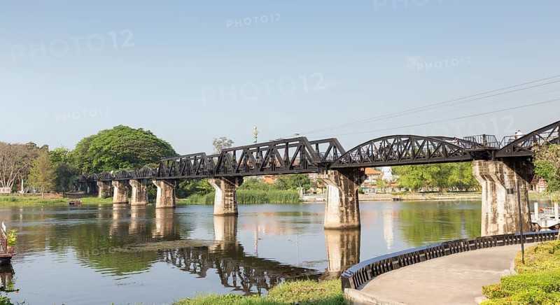 River Kwai bridge in Kanchanaburi