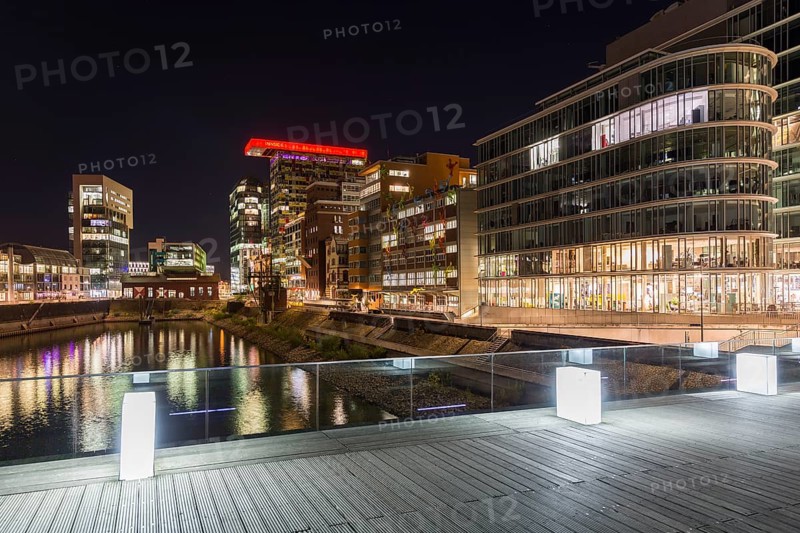 Ensemble of buildings at Medienhafen