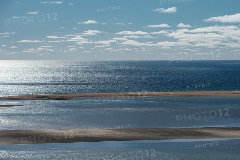 View of Baejarvaoa bay and the beach Rauoisandur