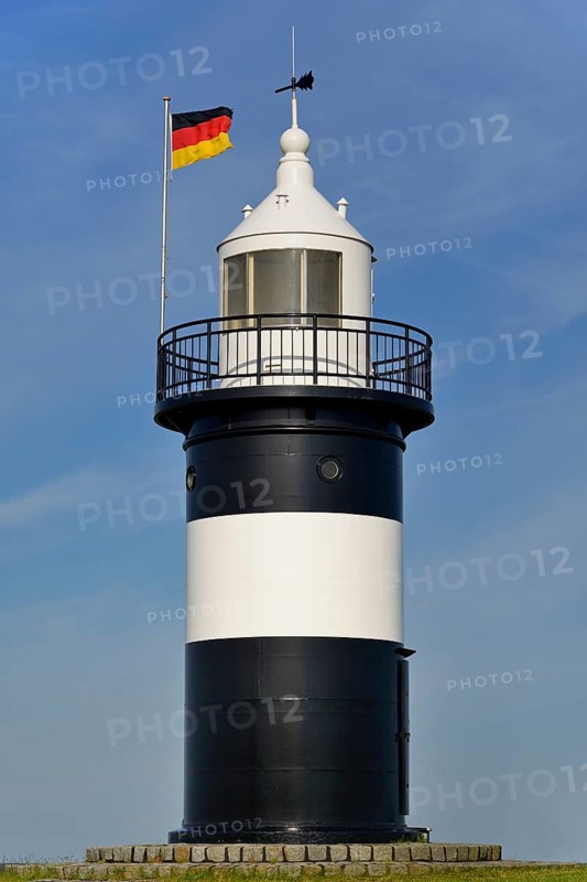 Lighthouse Kleiner Preusse at the port of Wremen