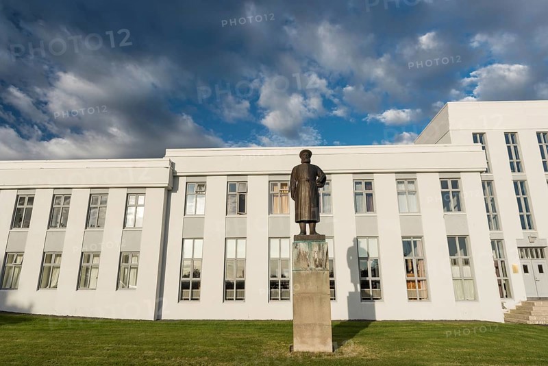 Monument by the Norwegian sculptor Gustav Vigeland to Snorri Sturluson