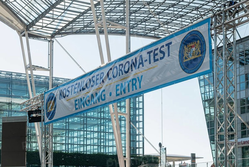 Free corona test at Munich Airport