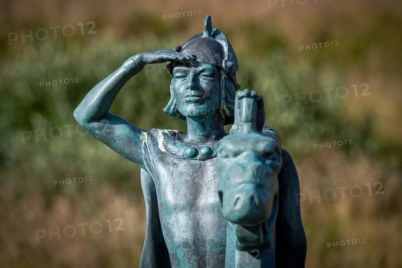 Sculpture of Viking Leif Eriksson