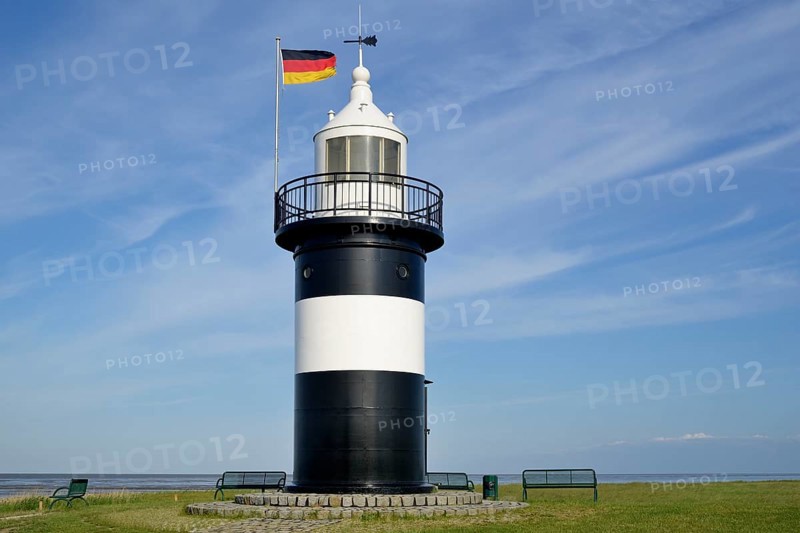 Lighthouse Kleiner Preusse at the port of Wremen