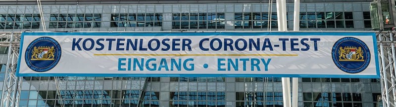 Free corona test at Munich Airport