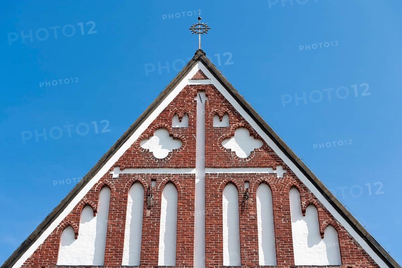 Brick gable