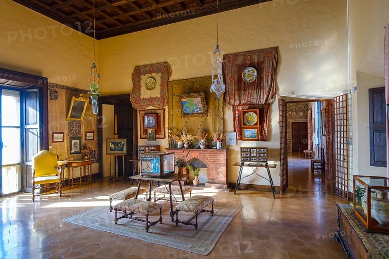 Living space in Son Marroig mansion