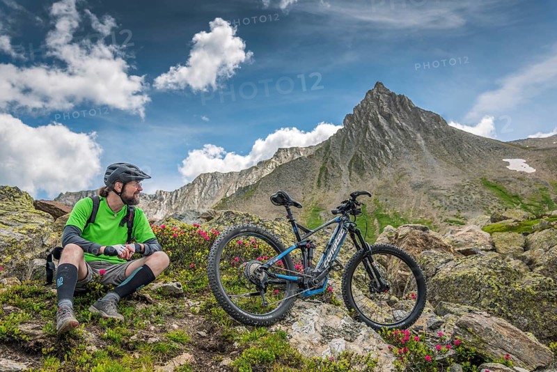 Mountain biker