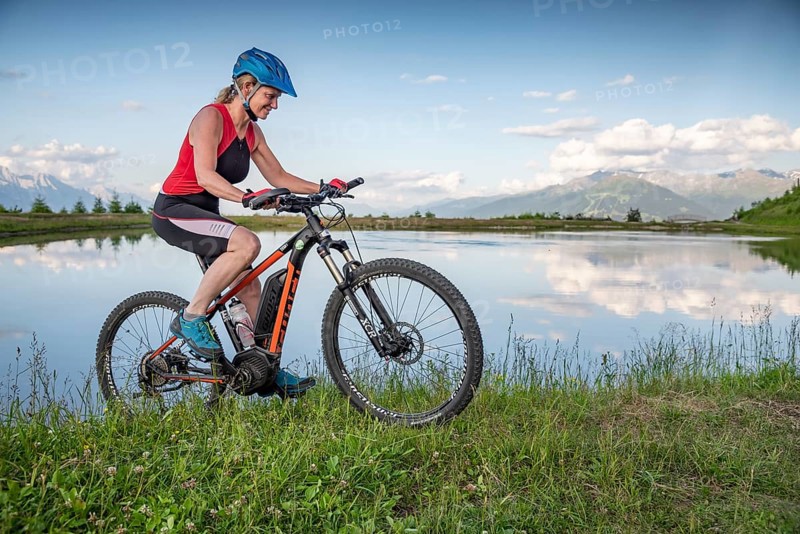 Mountain biker