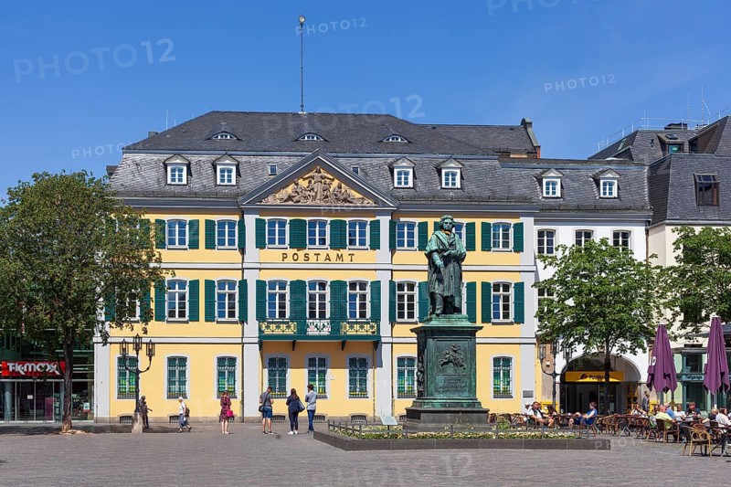 Beethoven Monument and Main Post Office