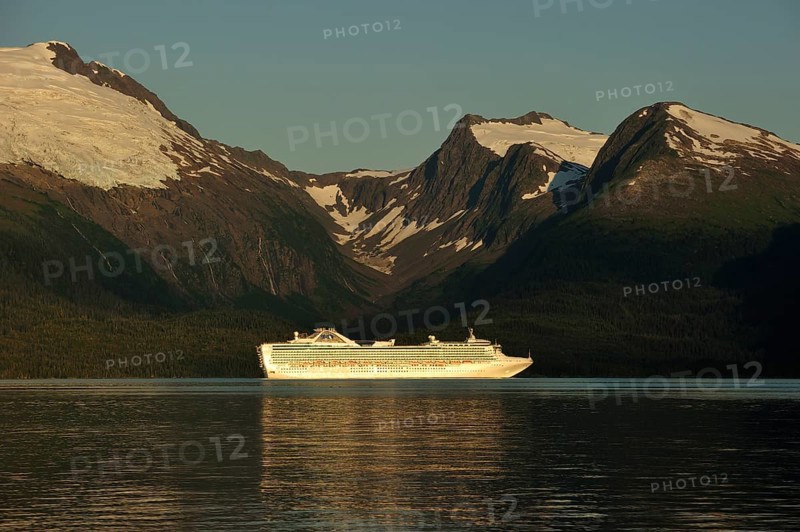 Cruise ship in Prince William Sound