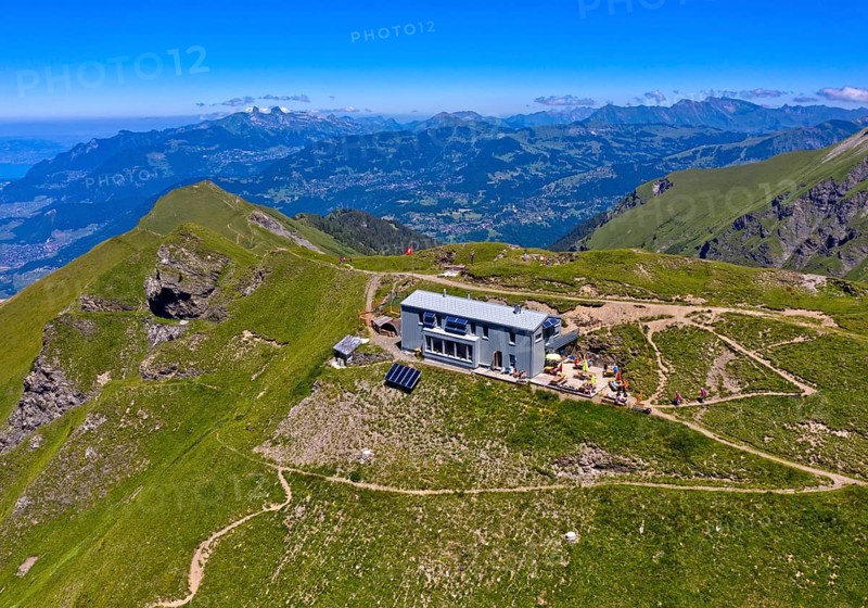 Cabane de la Tourche mountain hut of the Swiss Alpine Club SAC