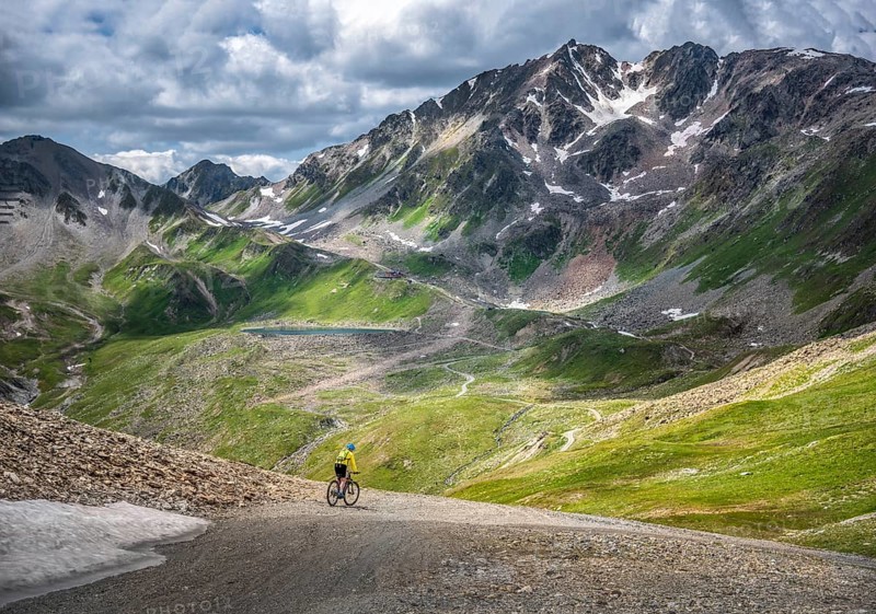 Mountain biker