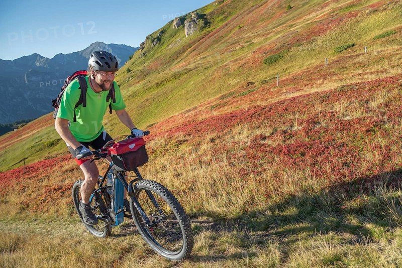 Mountain biker