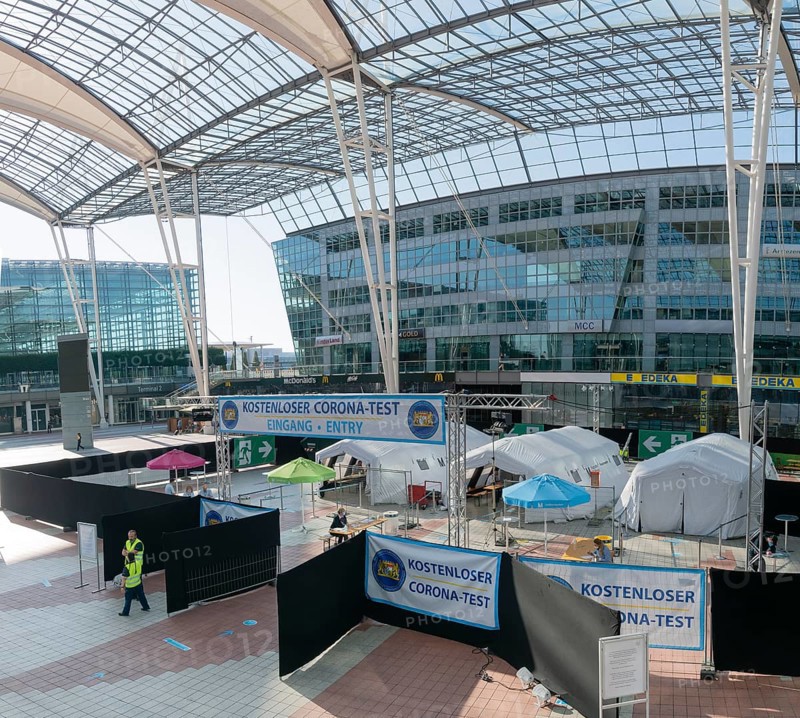 Free corona test at Munich Airport