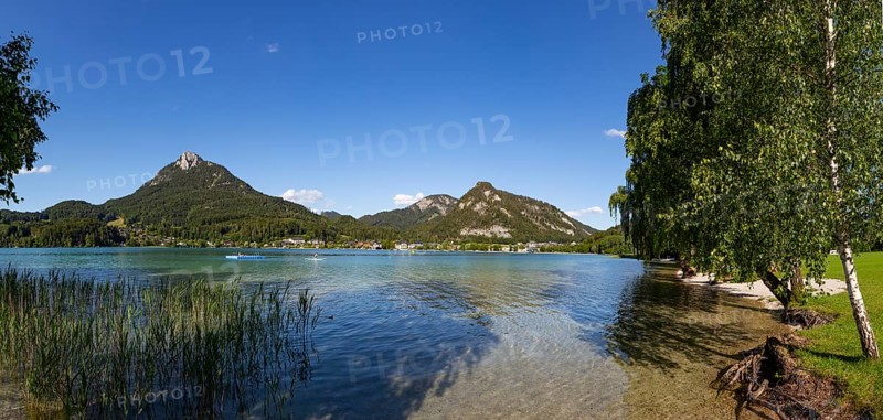 Bathing beach near Fuschl am See