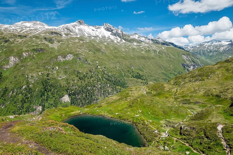 Mountain landscape near the glacier Schlatenkees