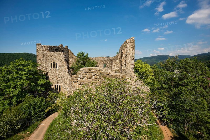 The ruins of Baden Castle