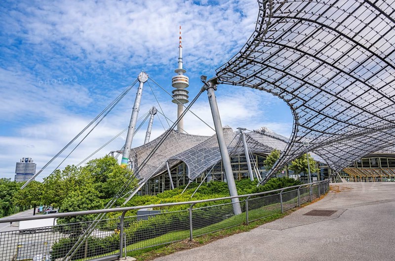 Olympic tower with Olympic tent roof