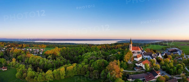 Monastery Andechs in the morning light