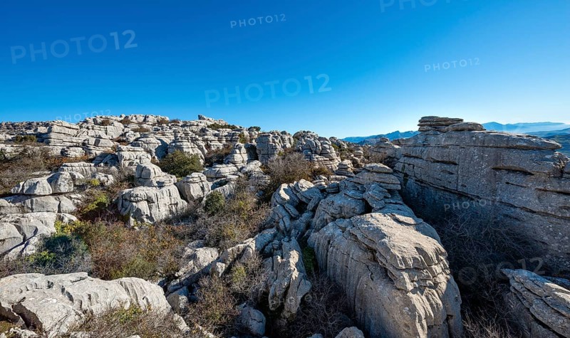 Rock formations of limestone