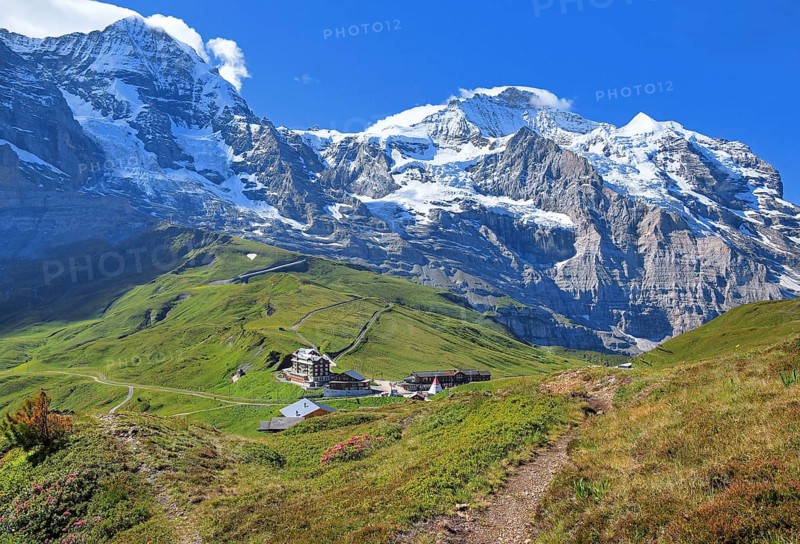 Kleine Scheidegg off the Moench and Jungfrau massif