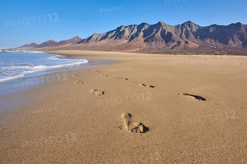 Footprints in the sand