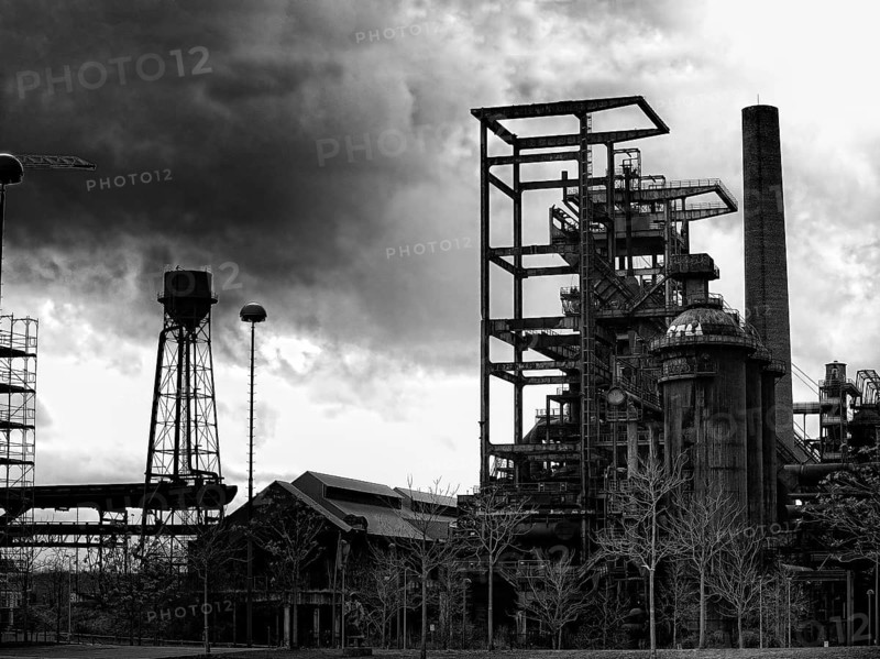 Former blast furnace plant
