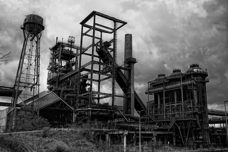 Former blast furnace plant