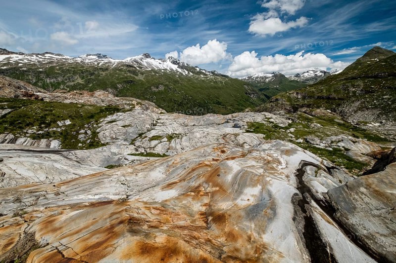Mountain landscape near the glacier Schlatenkees